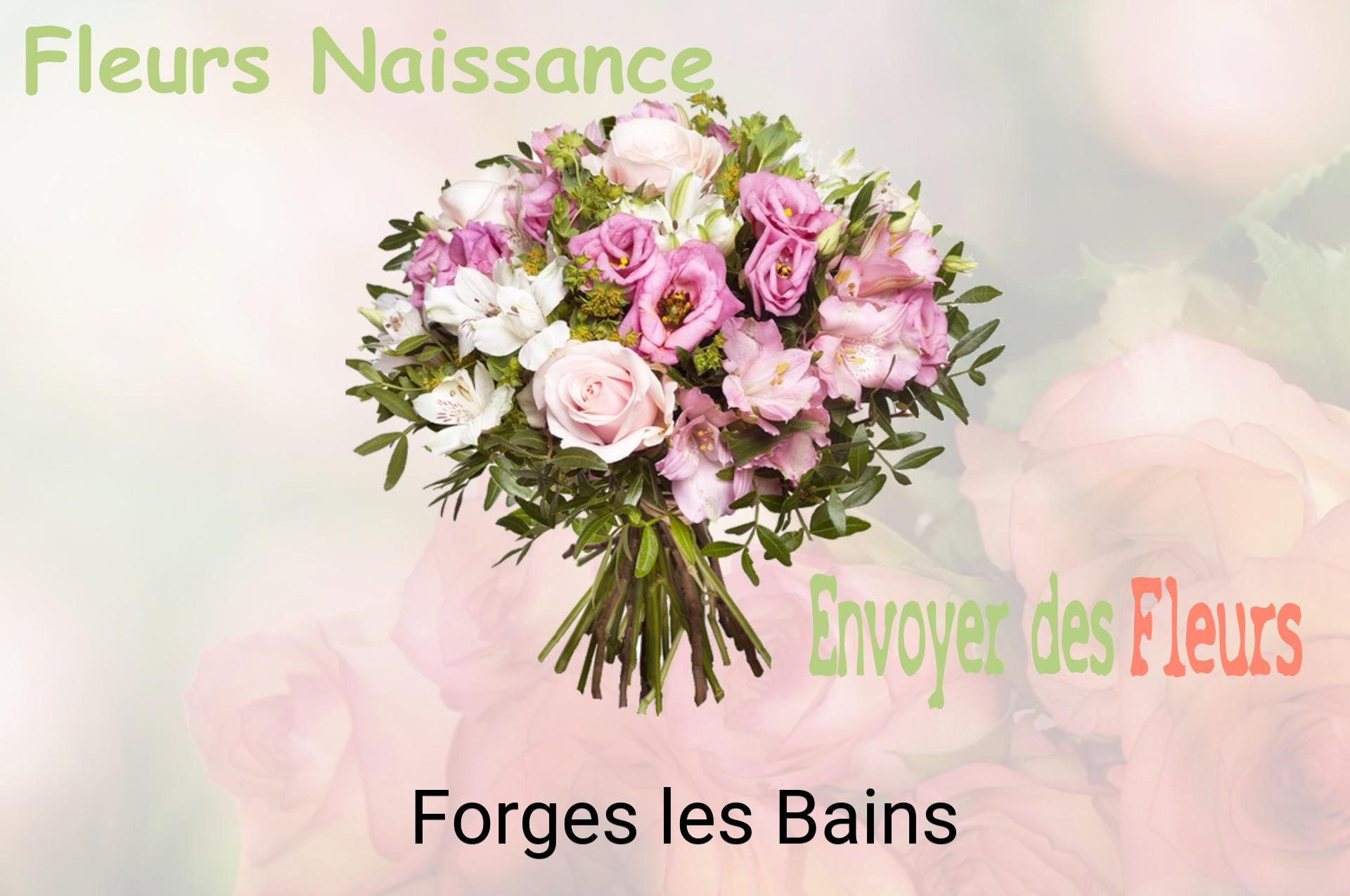 Bouquet de fleurs de naissance livré à Forges-les-Bains